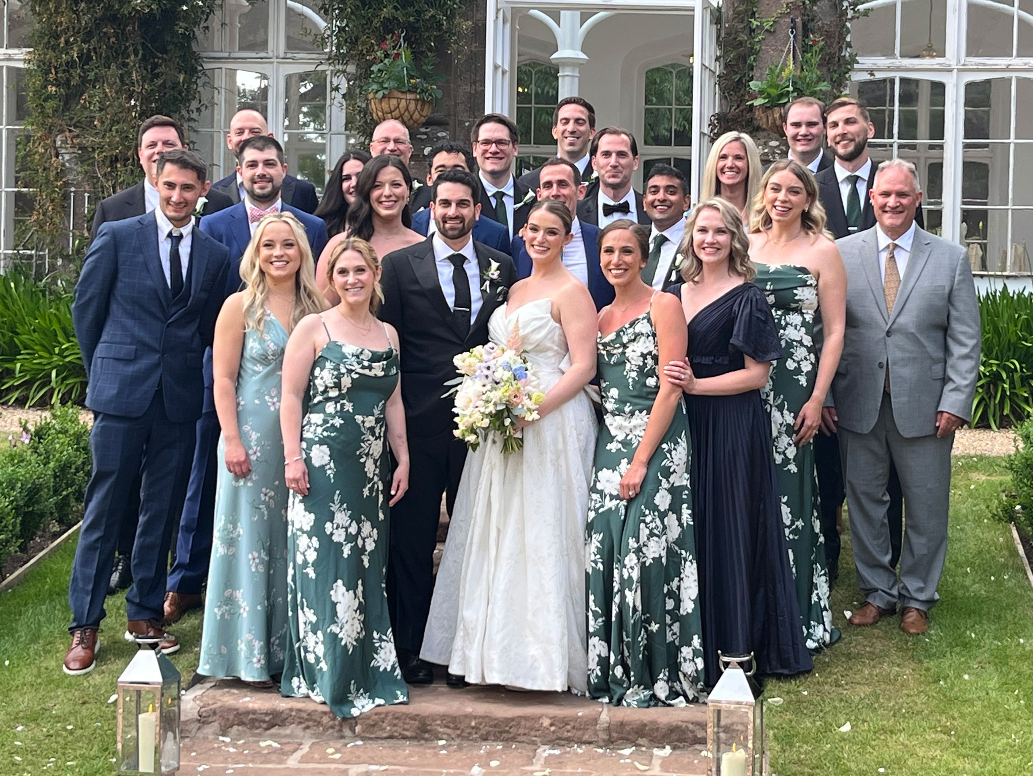 wedding group photo courtesy