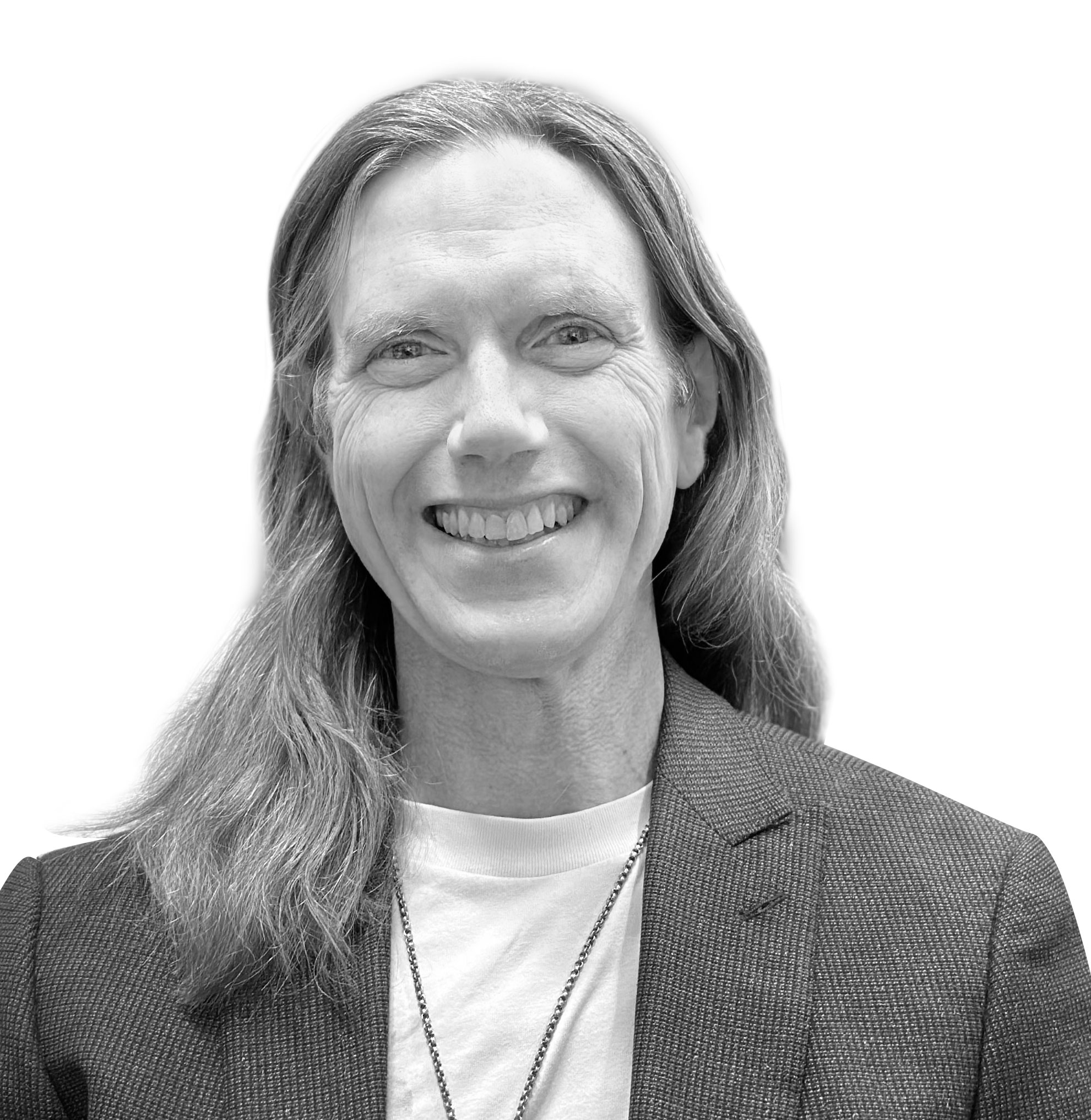 black and white head shot of Frick, courtesy