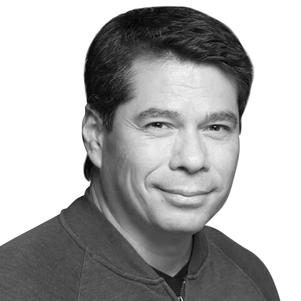 black and white Navas head shot, courtesy