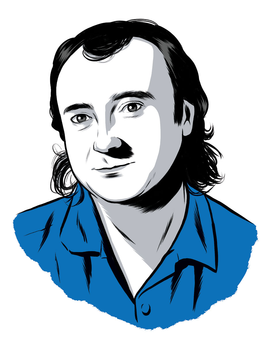 illustration of Phil Collins by Joel Kimmel