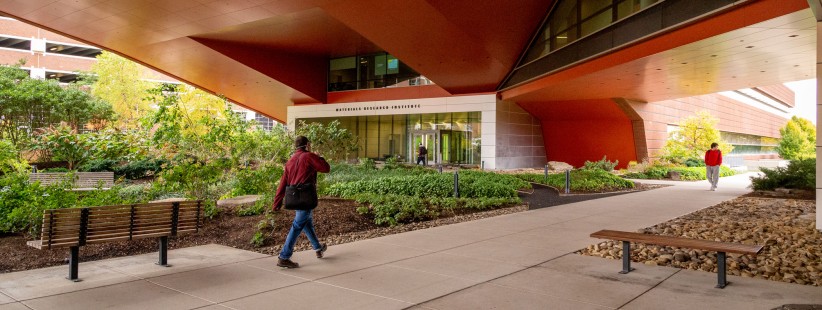exterior photo of Materials Research Institute by Nick Sloff '92 A&A