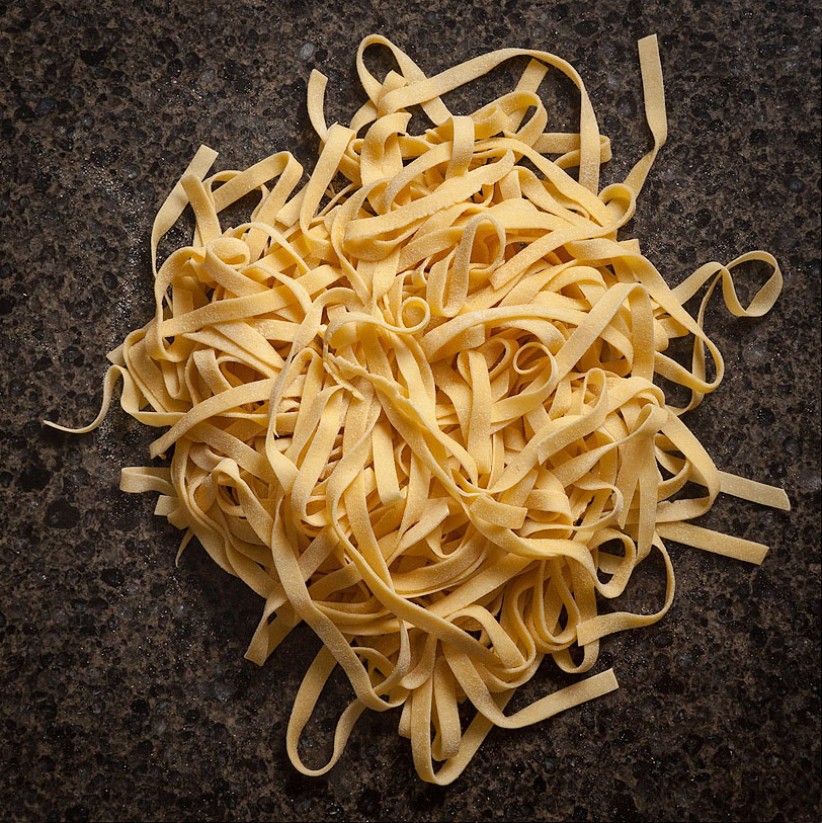 closeup of pasta, photo by Nick Sloff '92 A&A