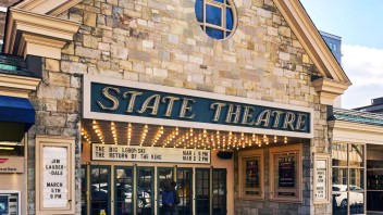 photo of the front of the State Theatre in downtown State College