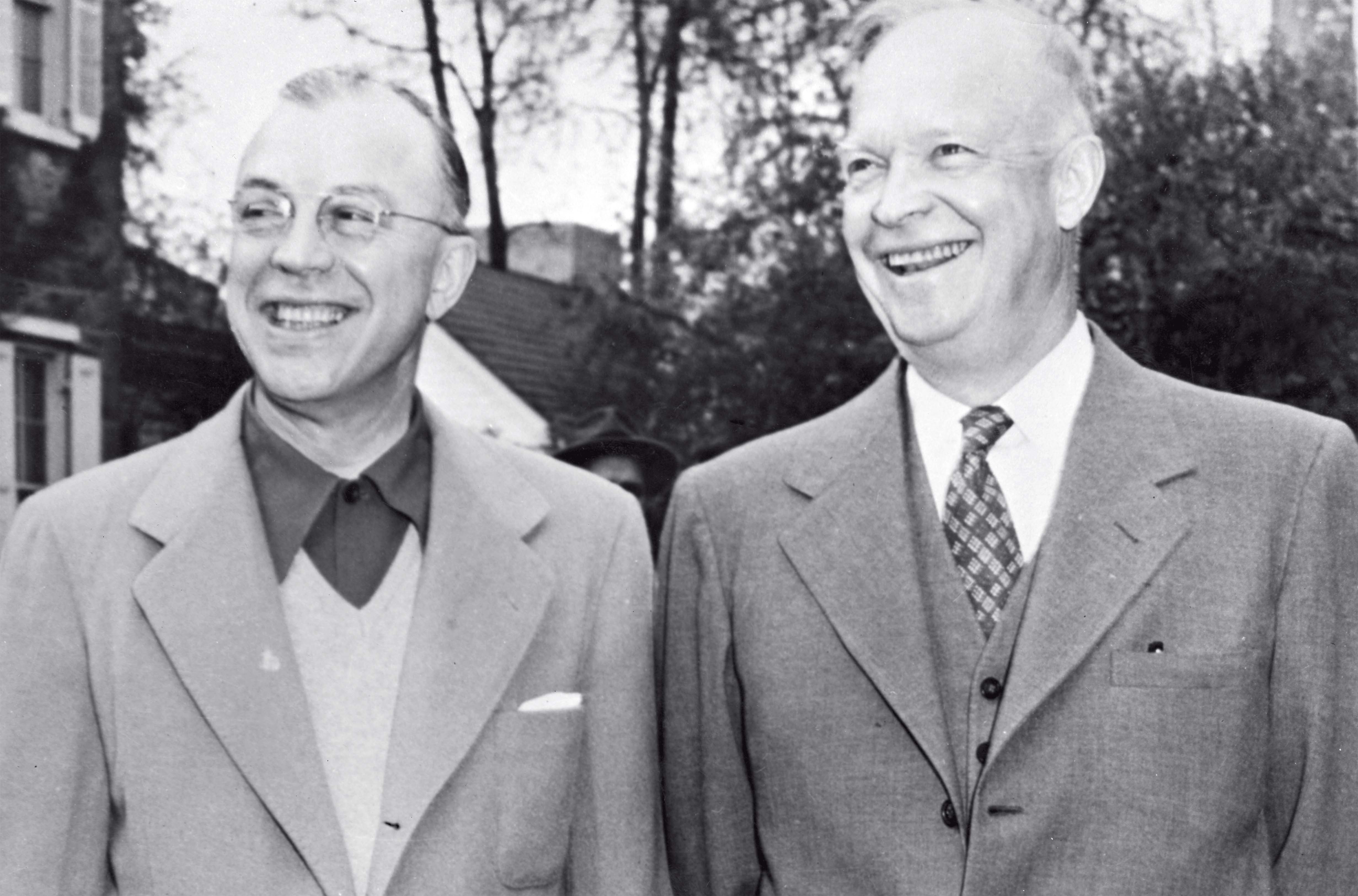 Dwight and Milton Eisenhower