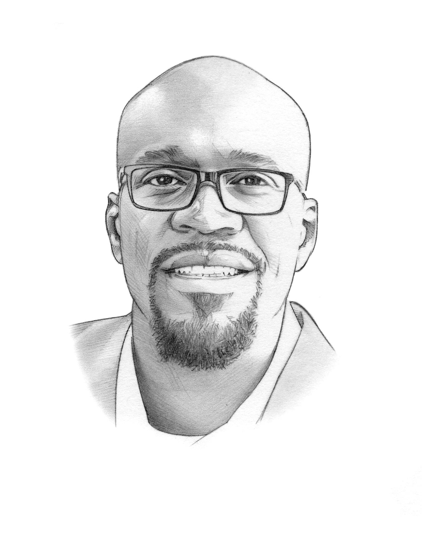 Illustration of Alphonso Walter Grant by Randy Glass