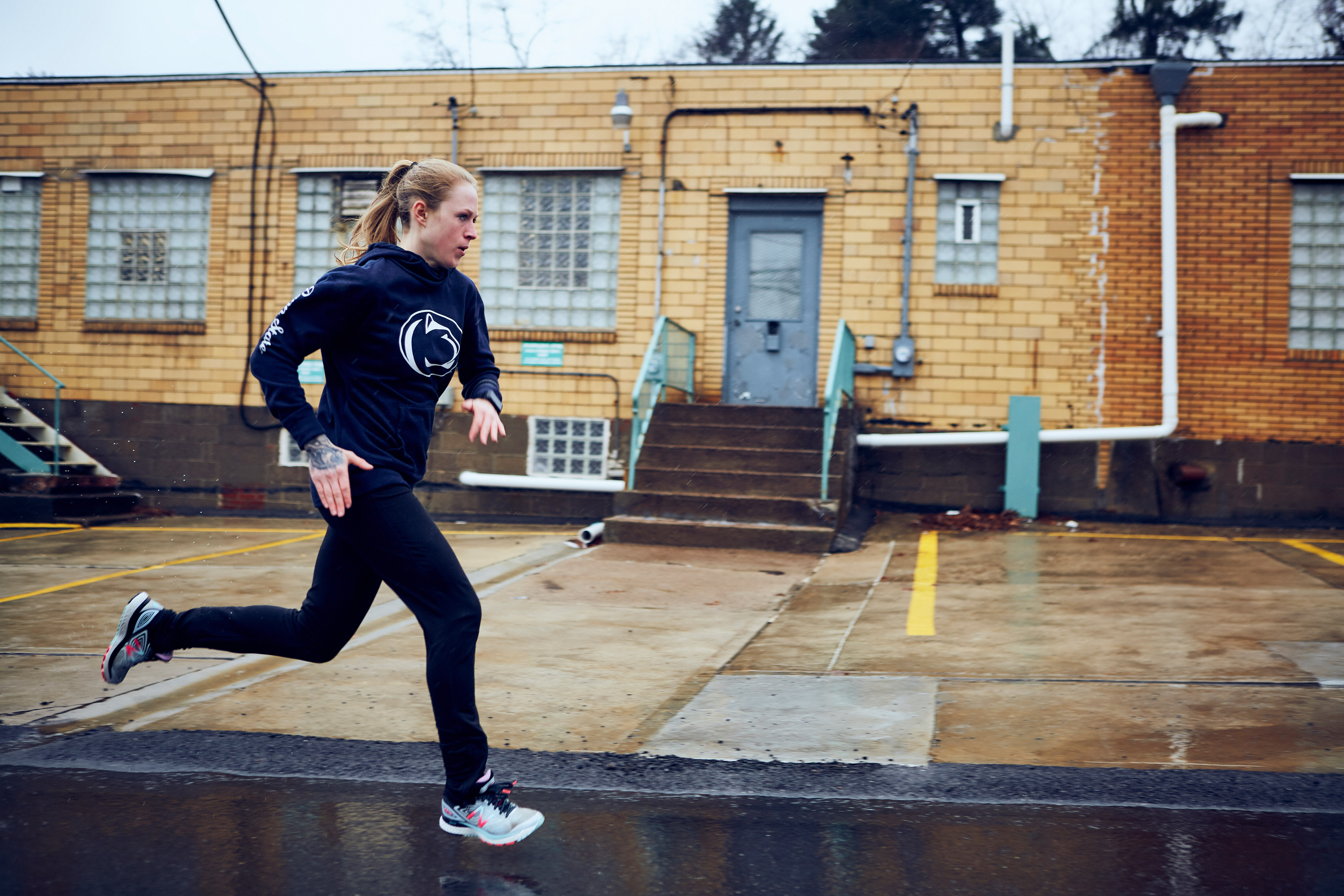 Rebecca Maine running