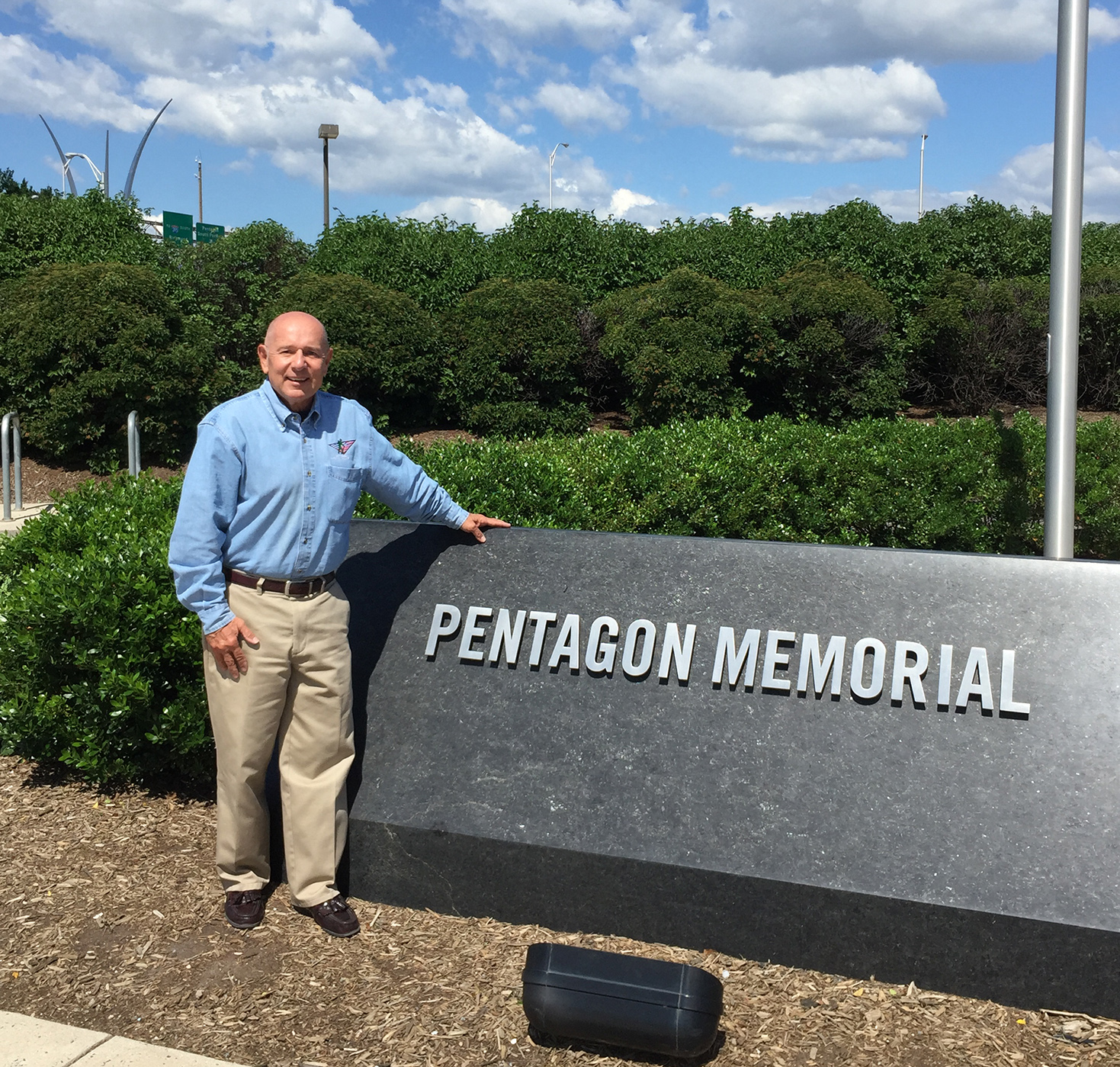David Brickley at Pentagon Memorial