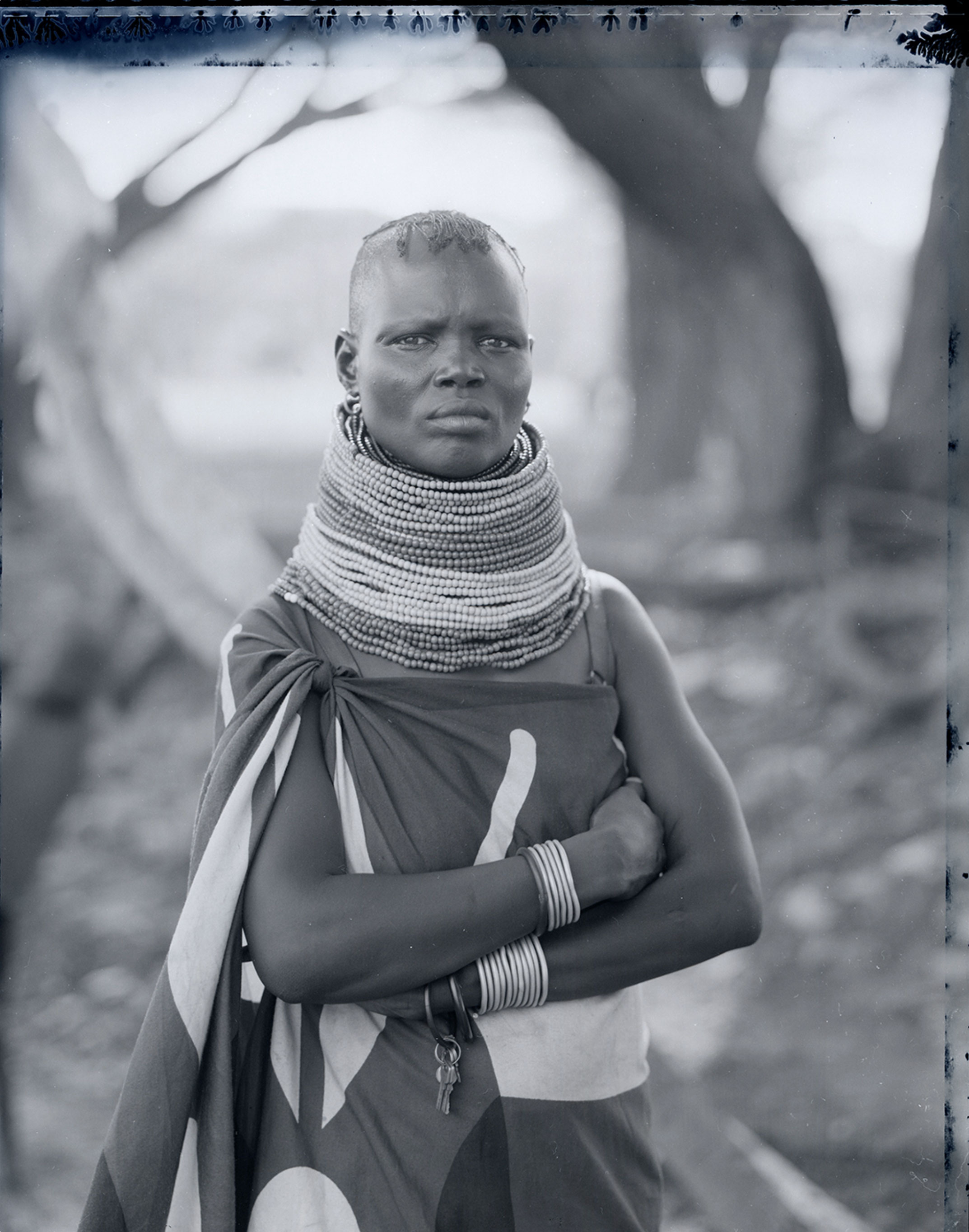 Lonnie Graham's black and white photo of a Turkana woman