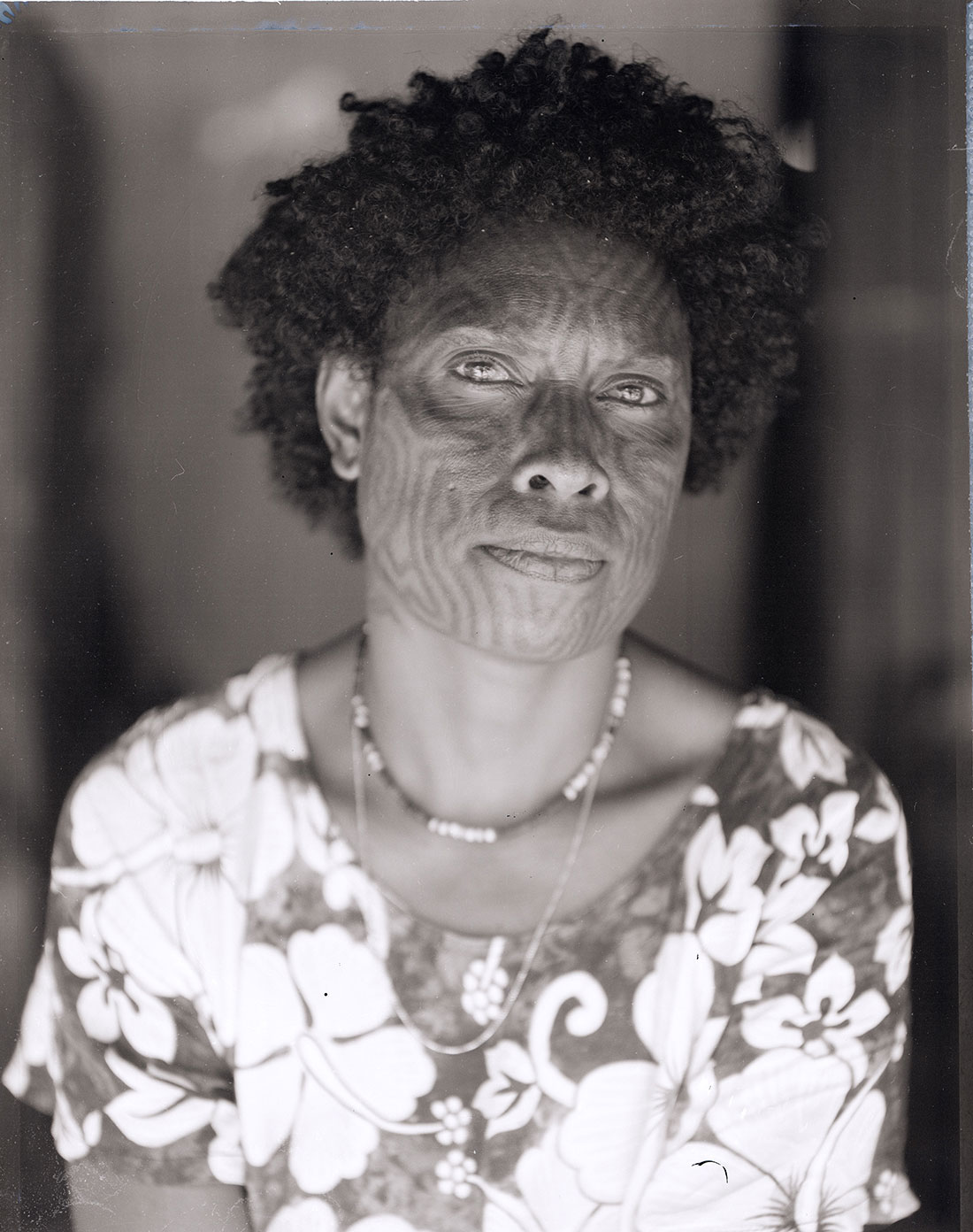 Lonnie Graham's black and white portrait of Airara's a Maisin woman of Papua New Guinea's Oro Province 