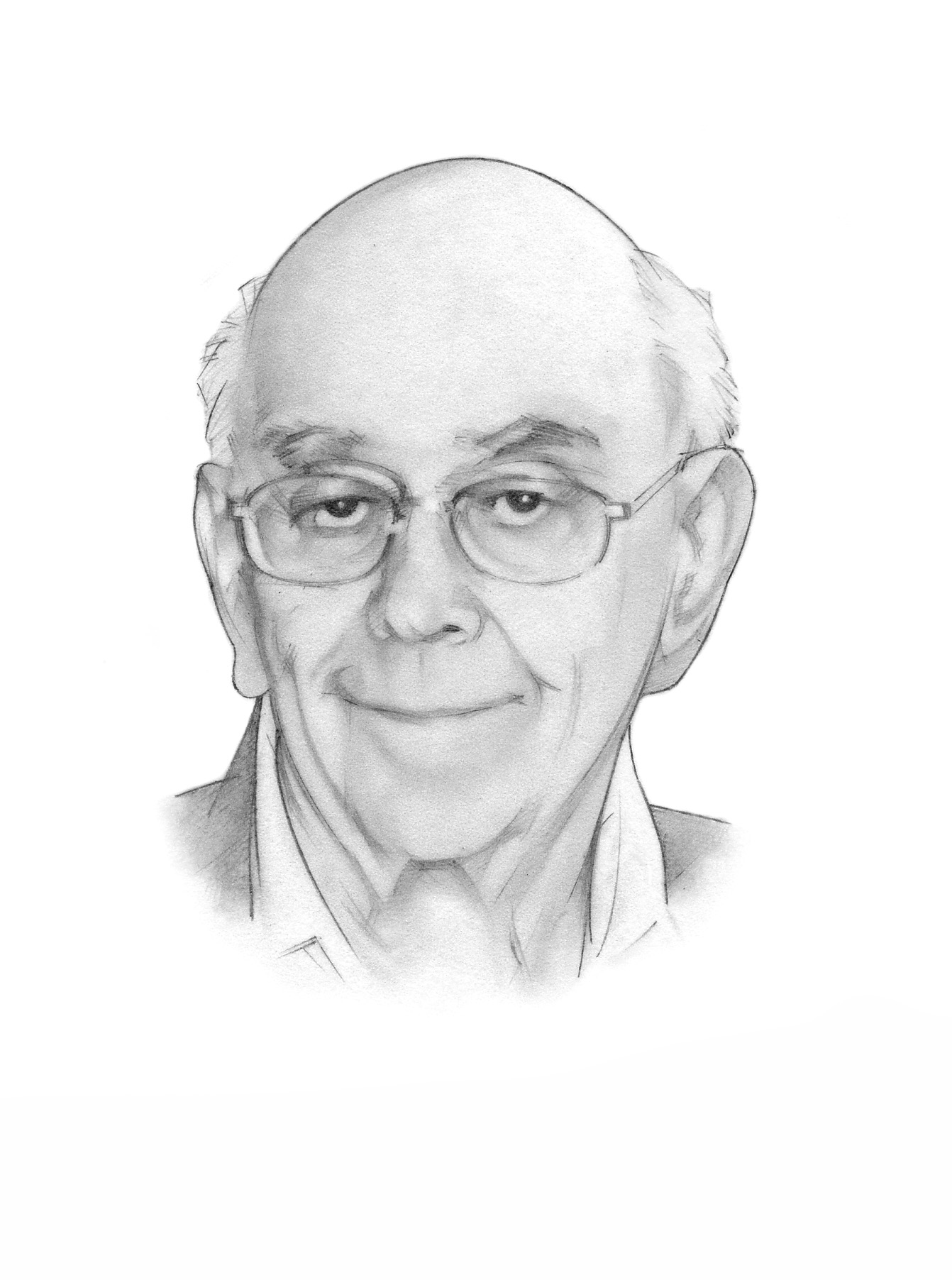head shot pencil illustration of McKinstry by Randy Glass