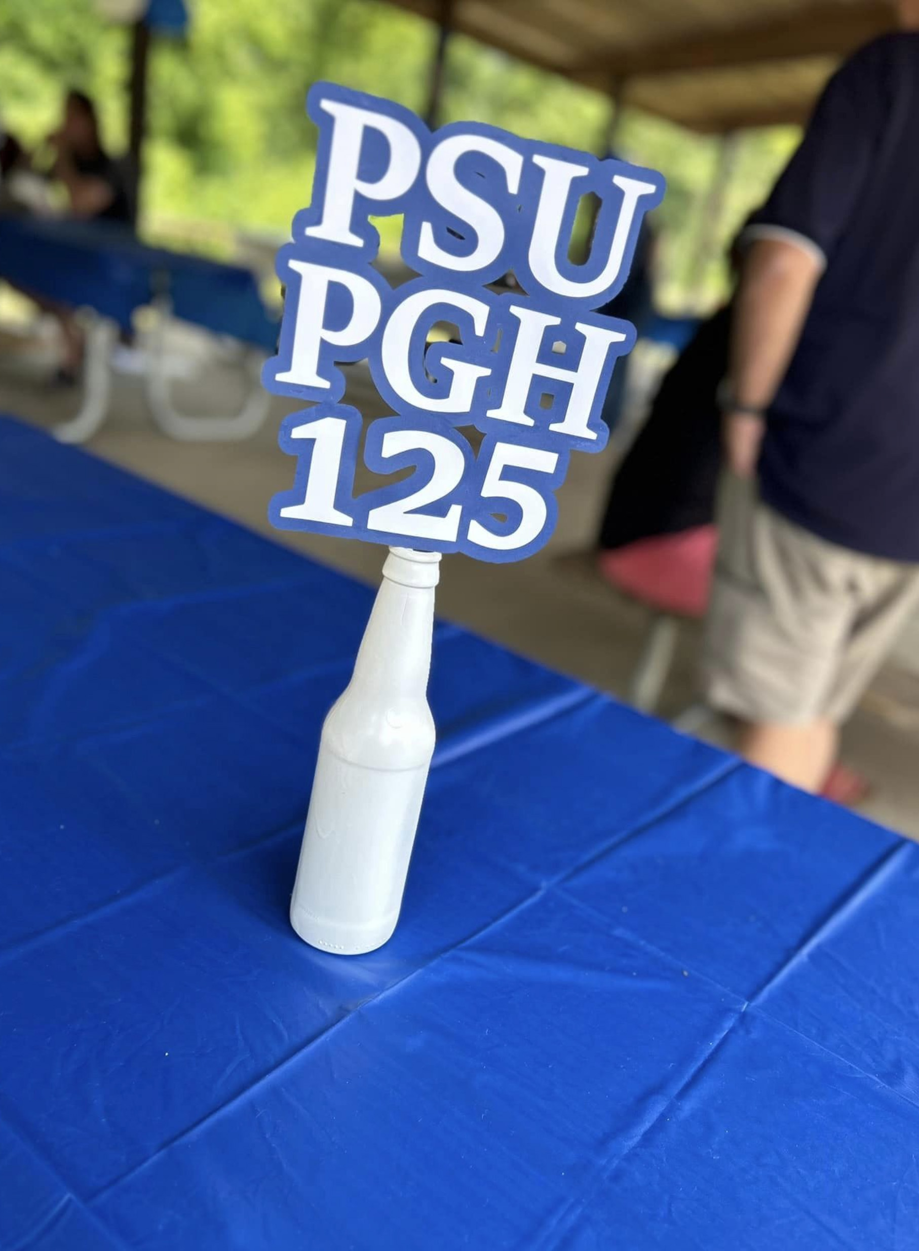 Pittsburgh 125 table marker