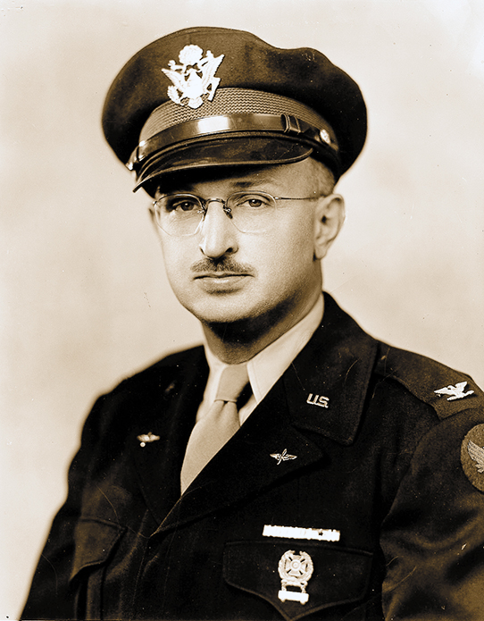 sepia photo of Col. George Haller, courtesy