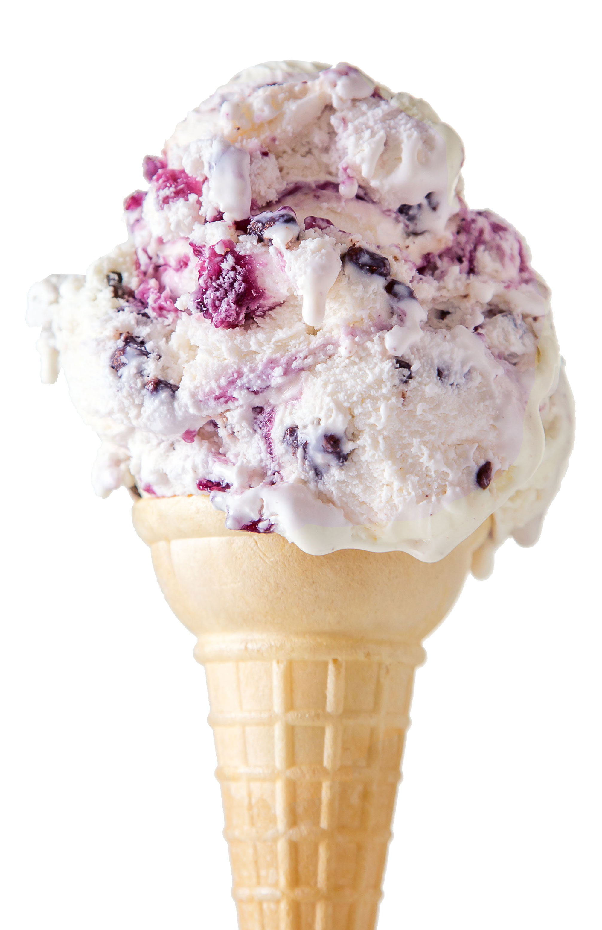 closeup photo of Alumni Swirl ice cream from Berkey Creamery, by PSAA