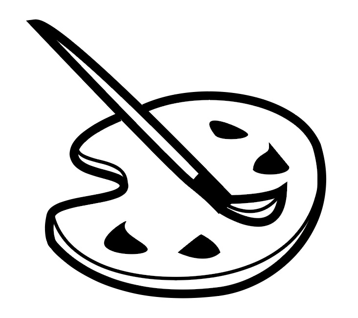 icon of paint palette