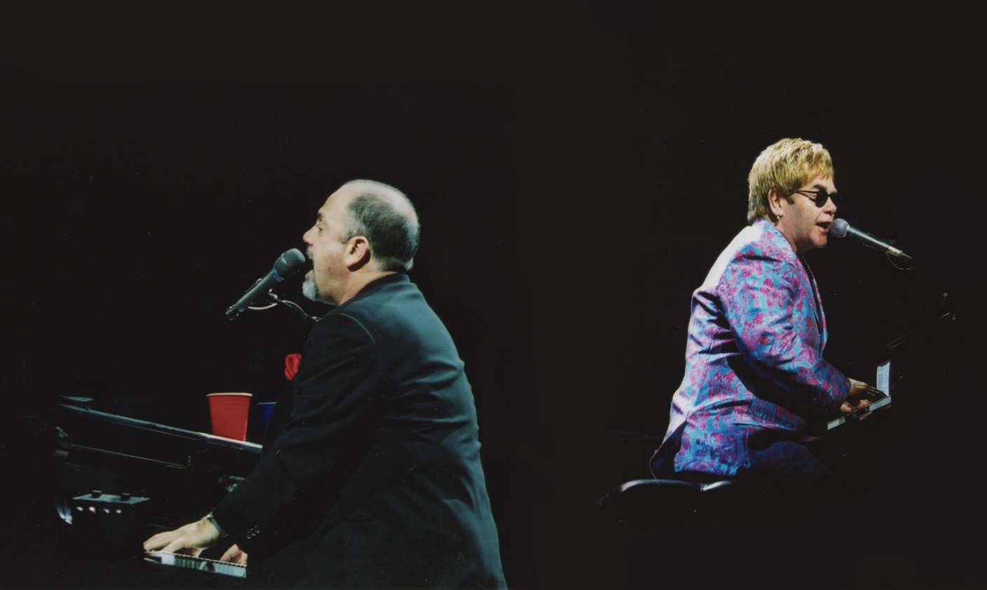 Billy Joel and Elton John at the BJC, photo by Mark Selders