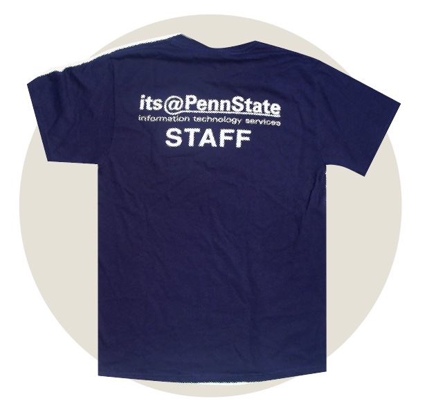 blue ITS t-shirt