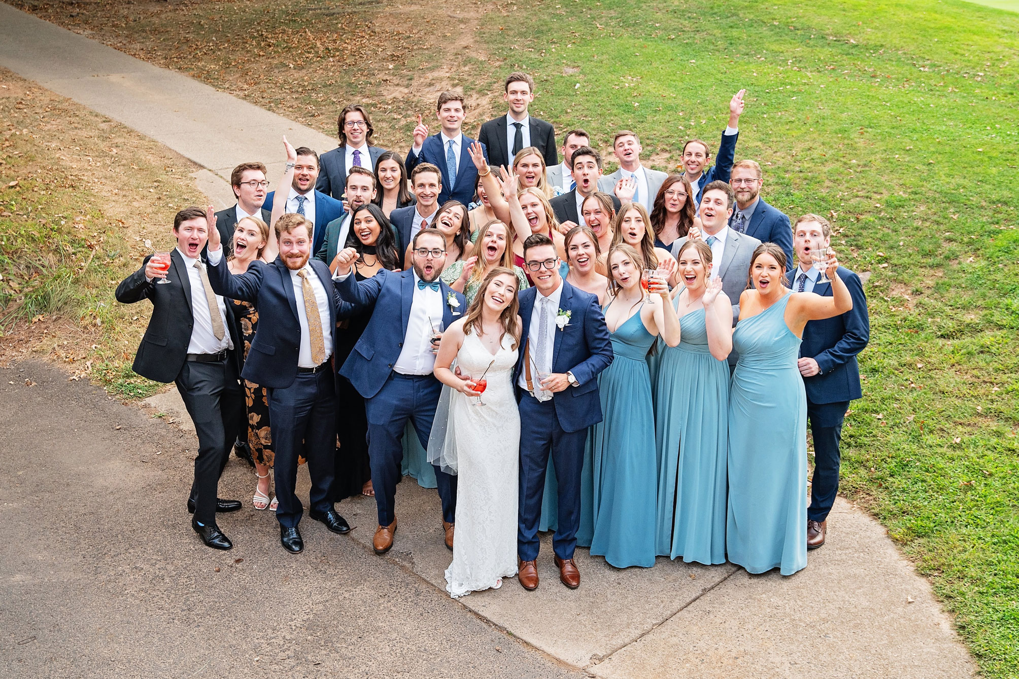 Scalia-Fitzpatrick wedding group photo, courtesy