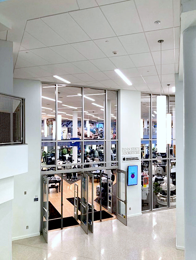 photo of the new University Park bookstore inside the HUB, by Marc Kauffman