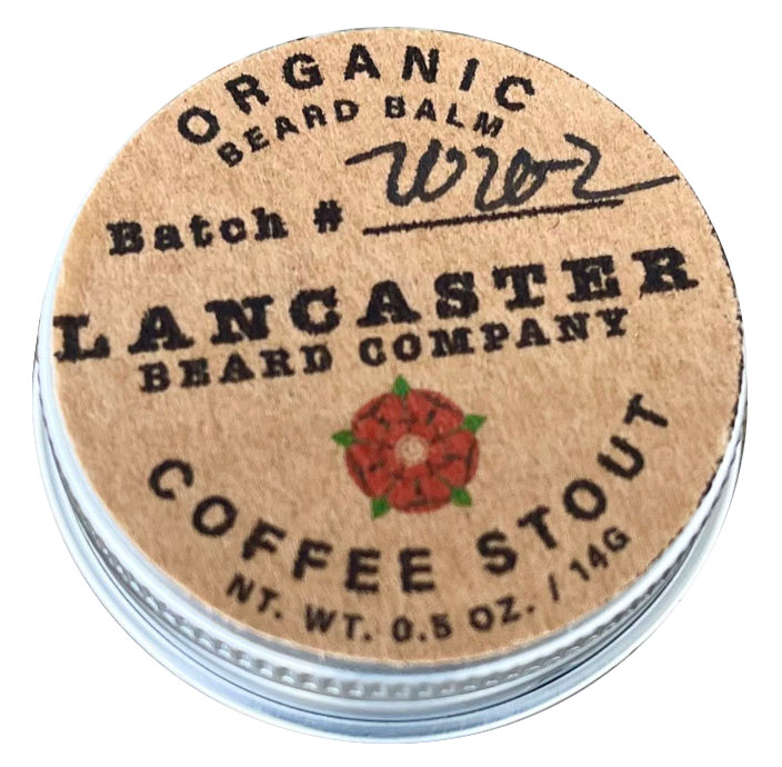 sample balm from Lancaster Beard Company, courtesy