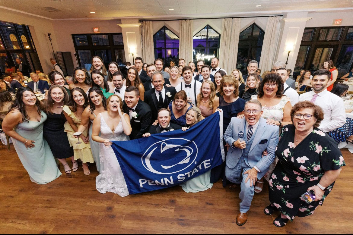 Garrigan-Evans wedding group photo, courtesy