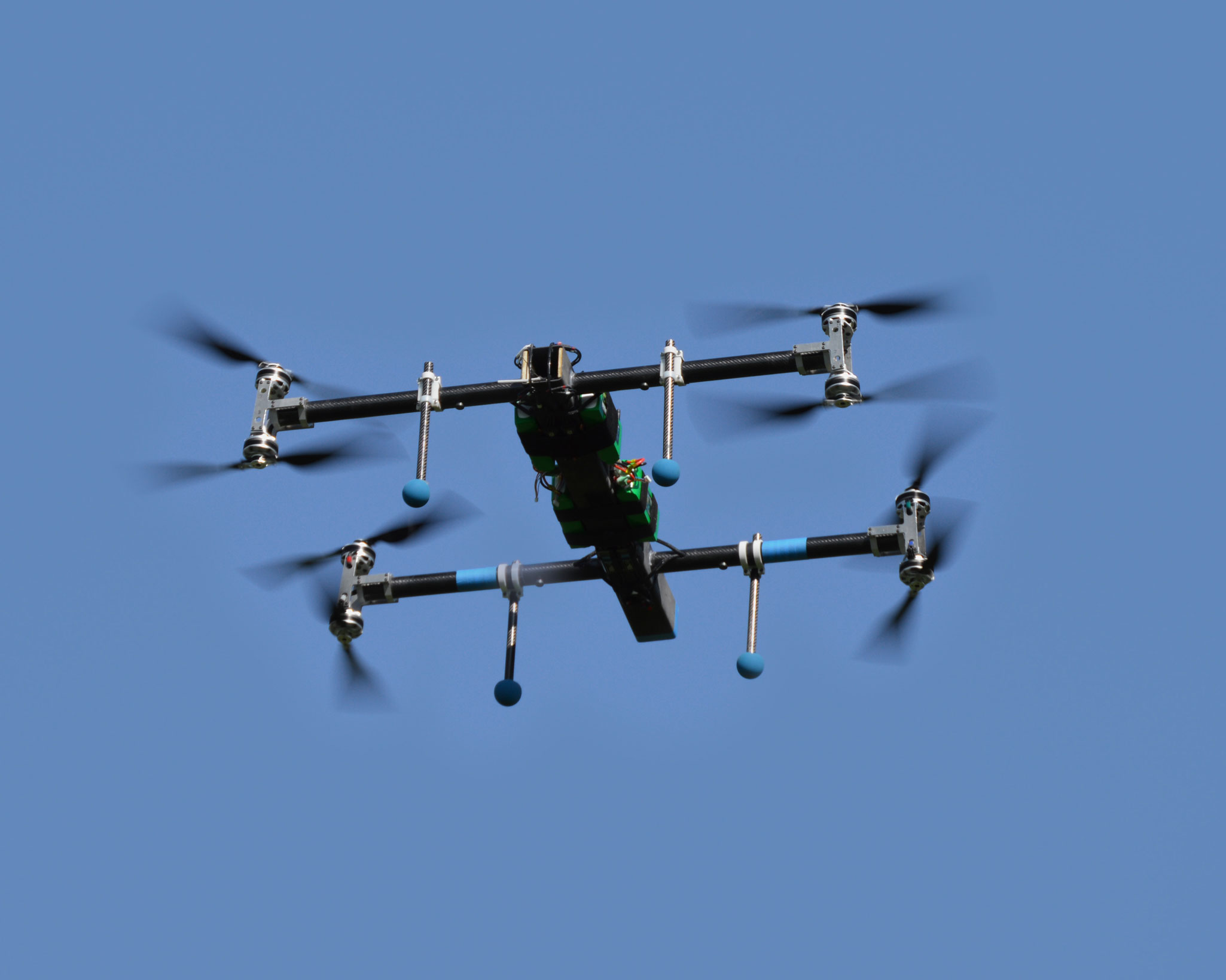 photo of drone flying by Johns Hopkins APL