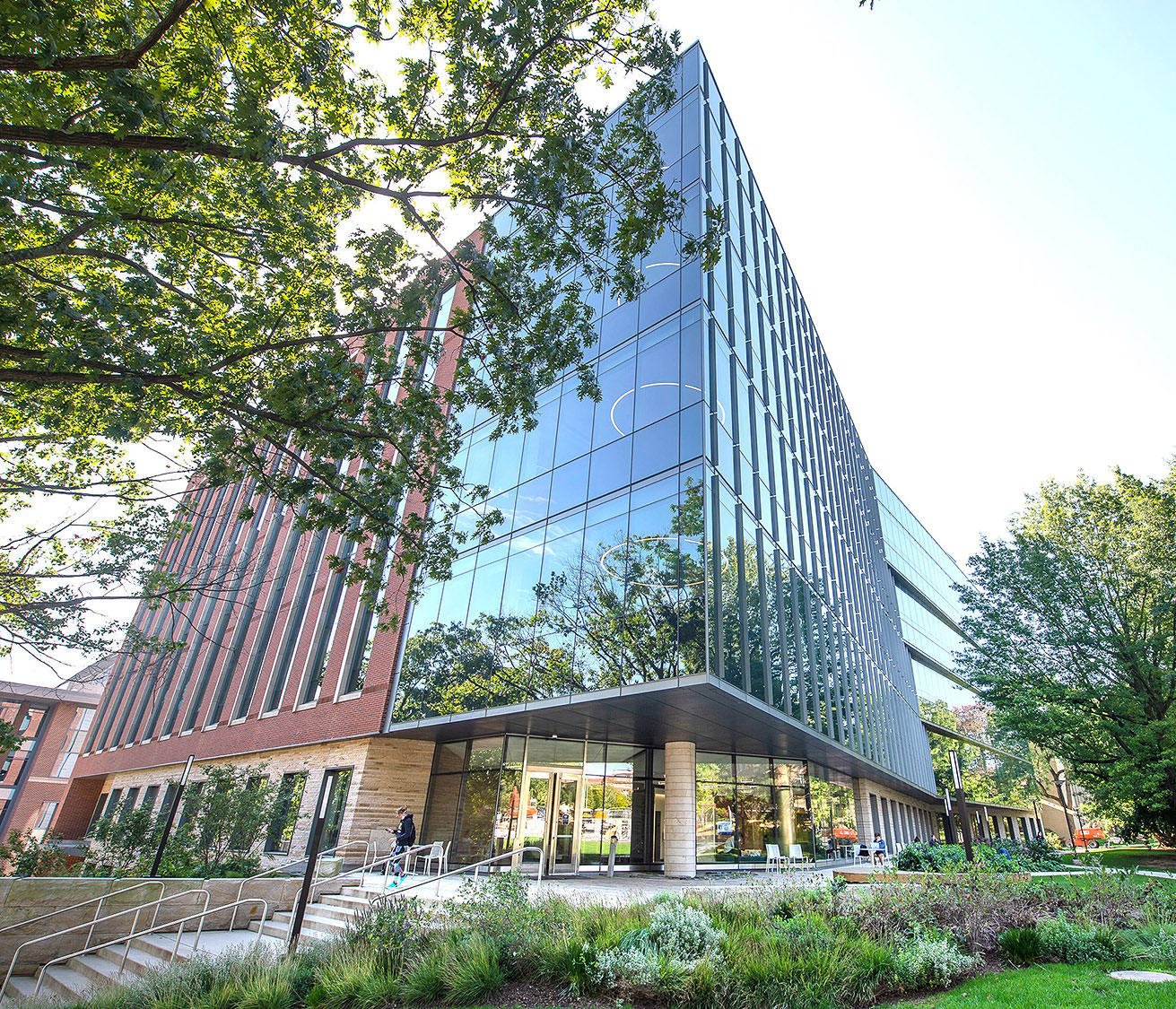 exterior photo of engineering building by Michelle Bixby/Penn State
