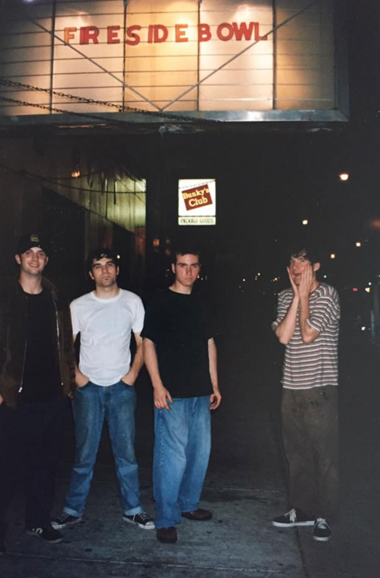 group photo of Ethel Meserve at Chicago's Fireside Bowl in 1998, courtesy