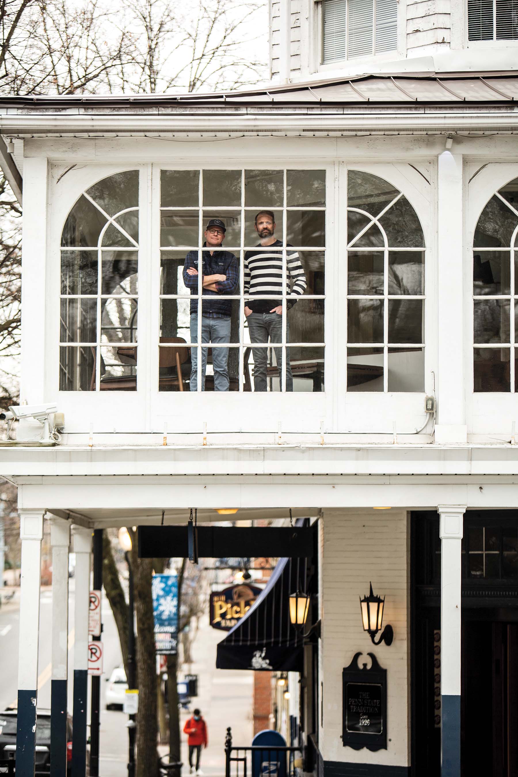owners standing inside Allen Street