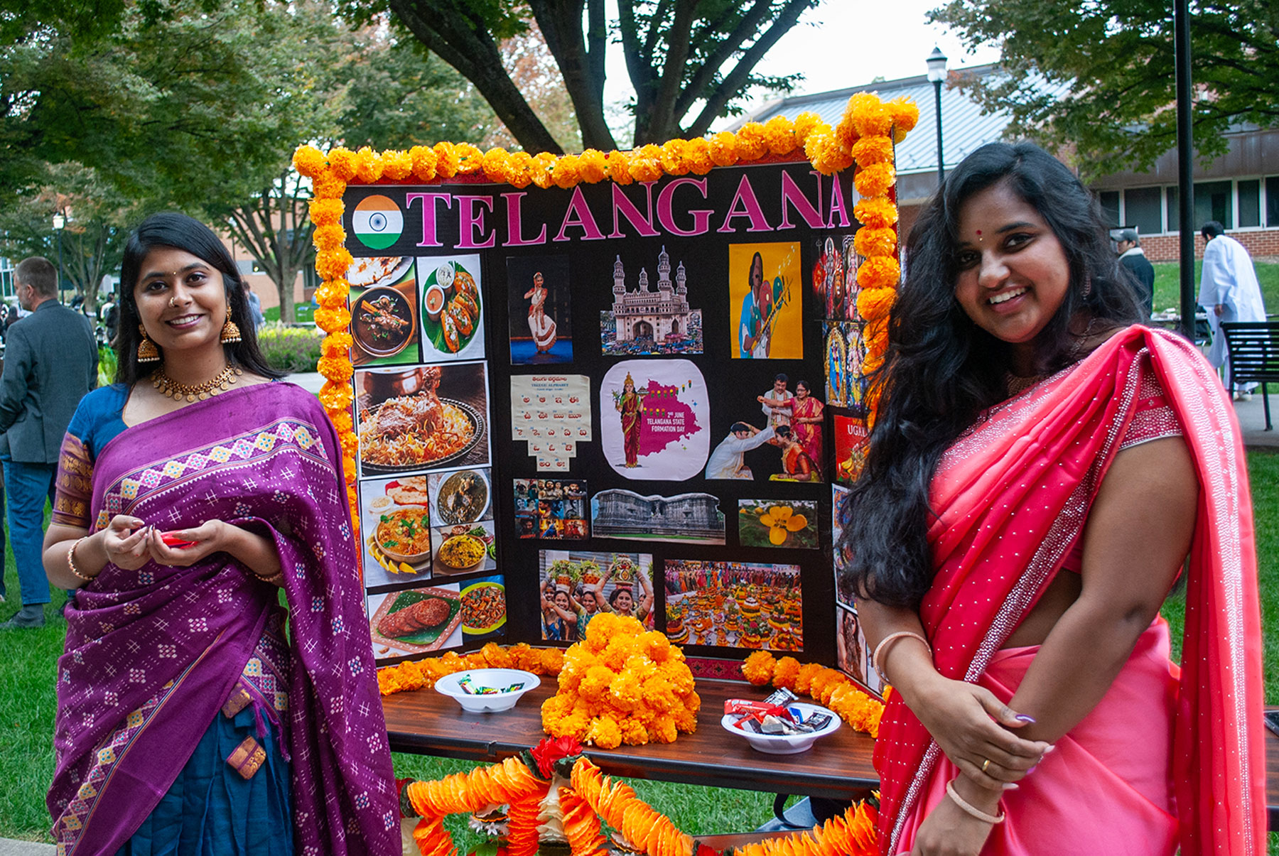 photo of students presenting at Penn State Harrisburg's World Fest, courtesy