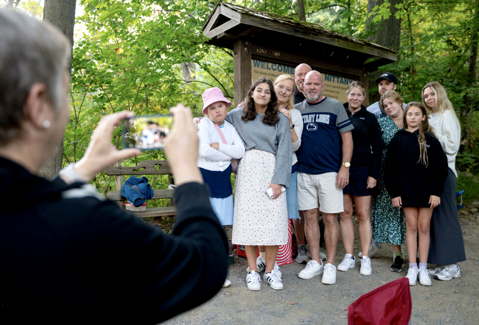 photo of Hollingham hiking by Sienna Pinney/Daily Collegian