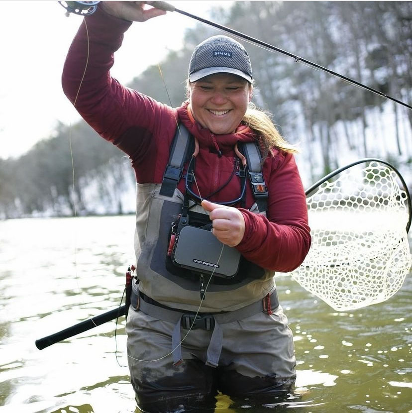 Tess Weigand '12 Agr fly fishing