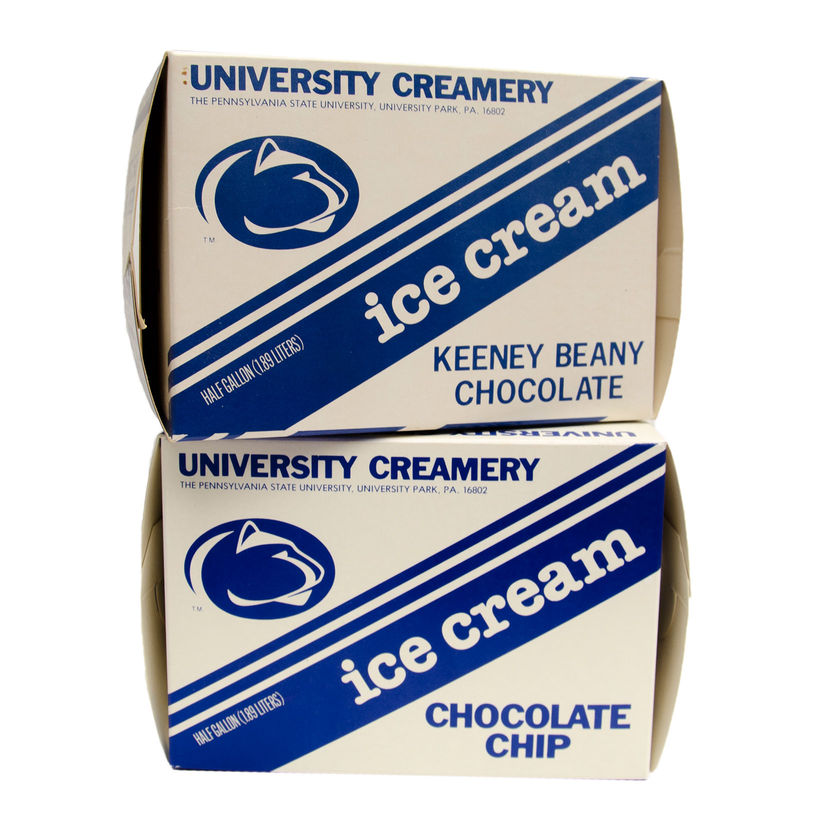 carton of Keeney Beany Chocolate ice cream from the University Creamery, photo by Bill Zimmerman