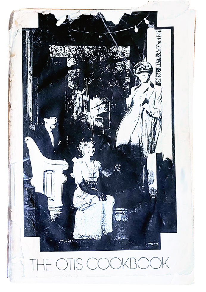 OTIS cookbook cover, courtesy