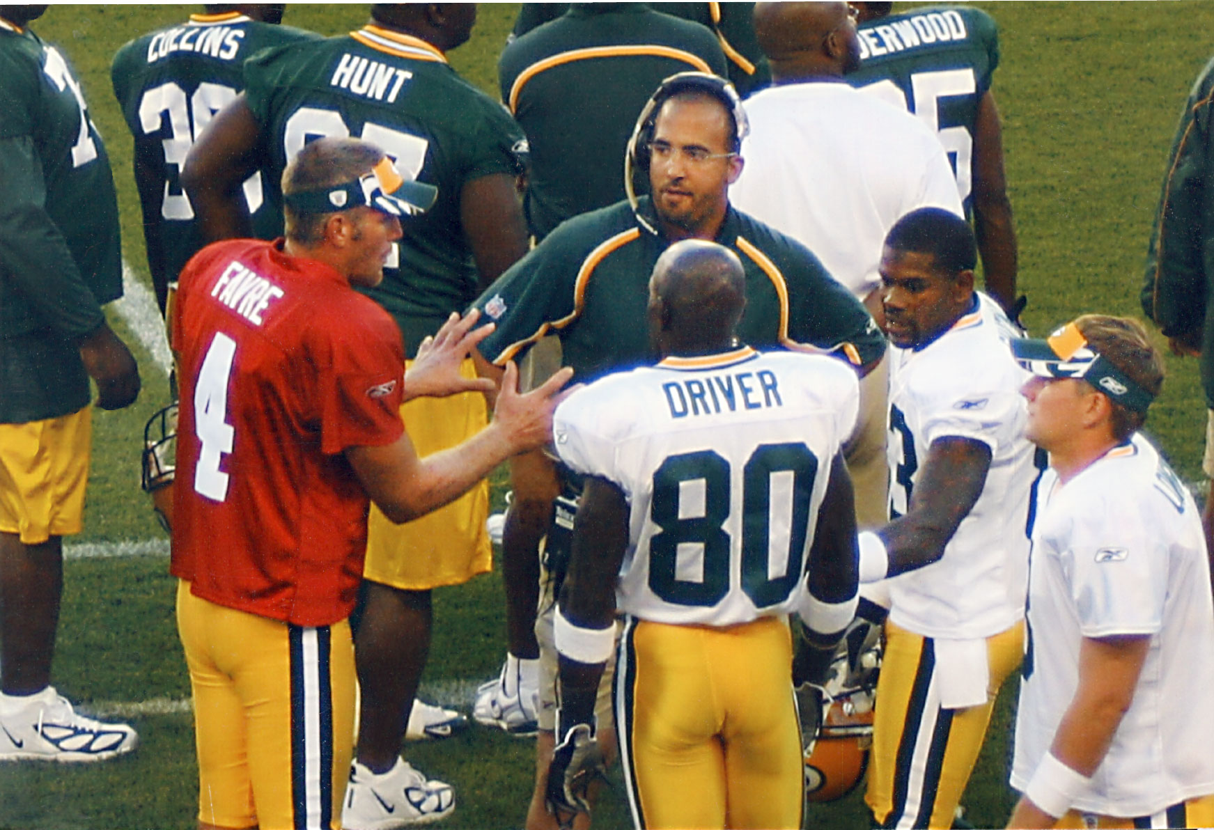 Franklin while coaching the Green Bay Packers, courtesy