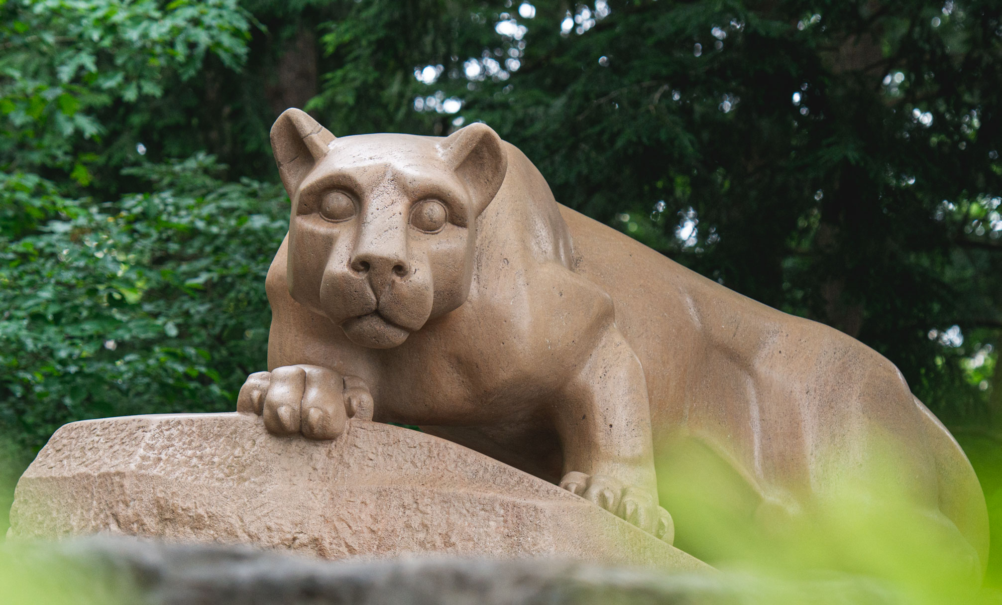 photo of Nittany Lion shrine by Michelle Bixby