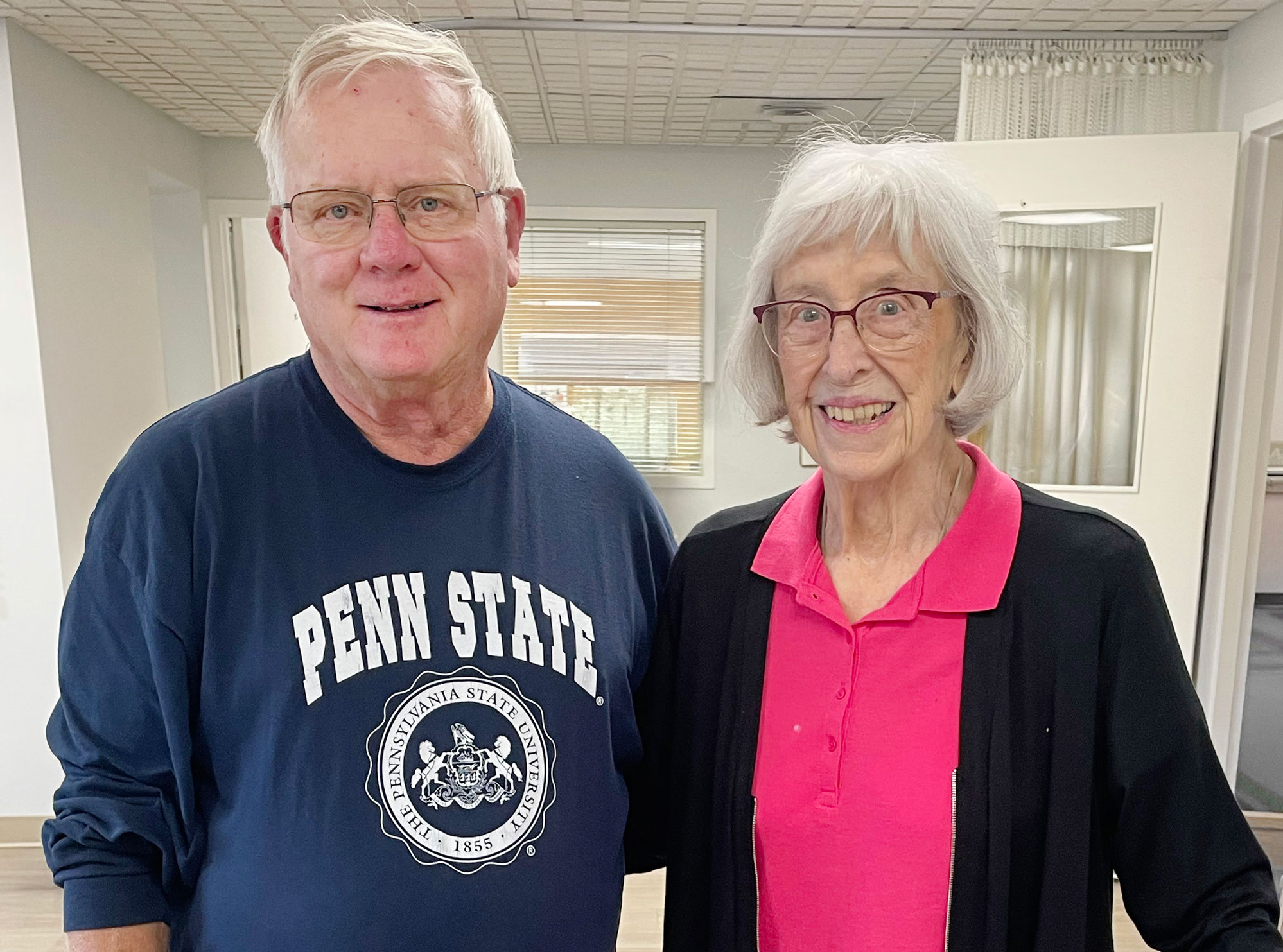 submitted photo of Doug Foreback with Patricia Byers