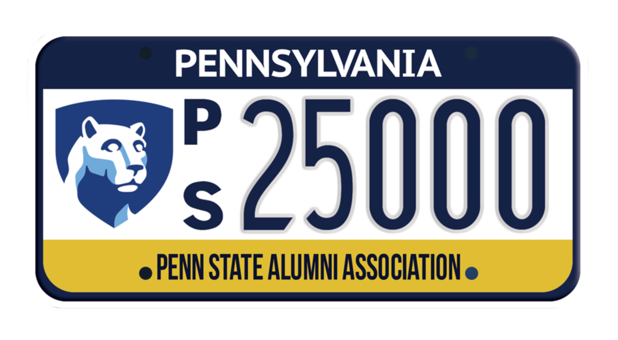 Penn State Alumni Association license plate