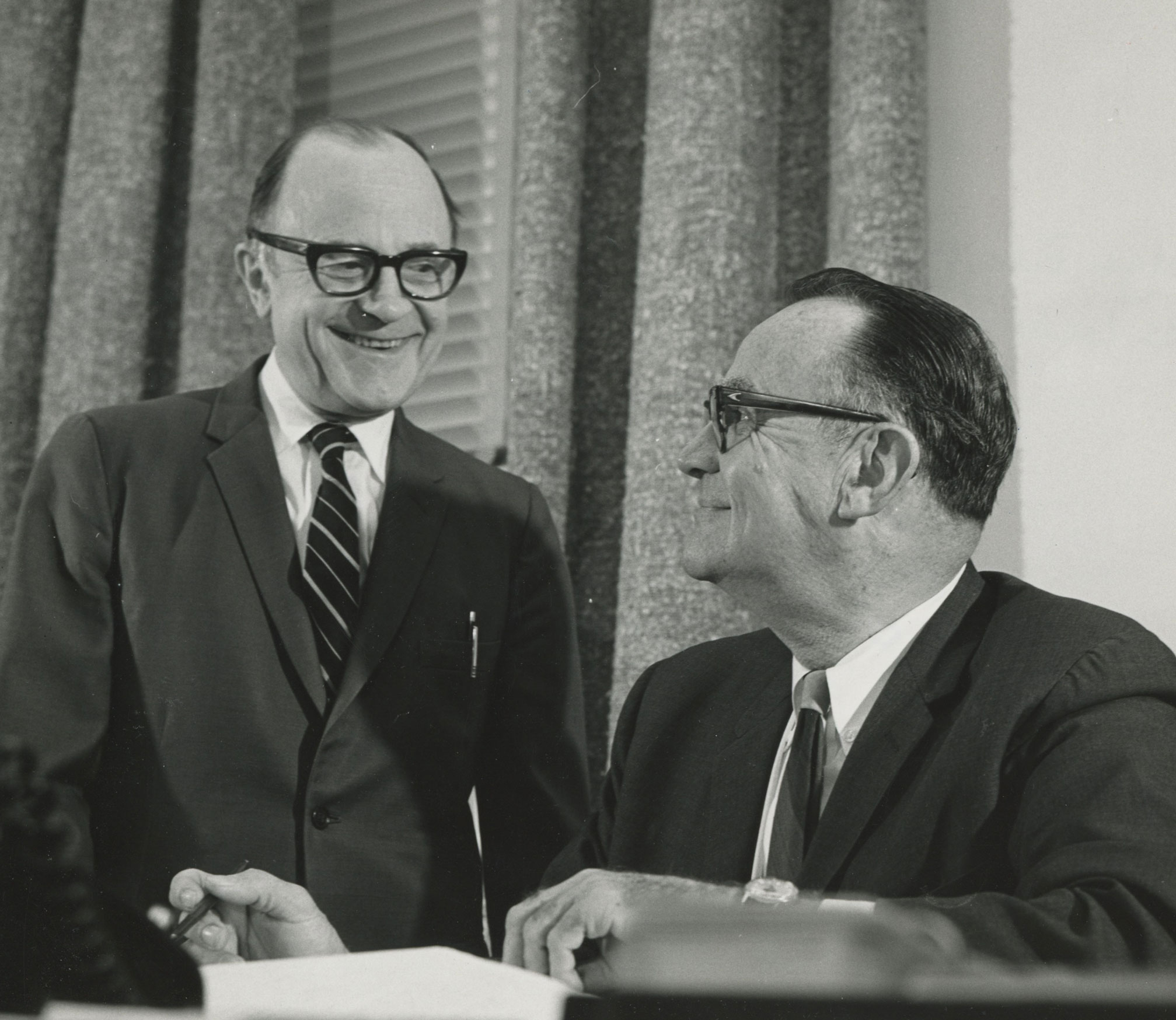 Black and white photo of Lehman and Riley by PSAA