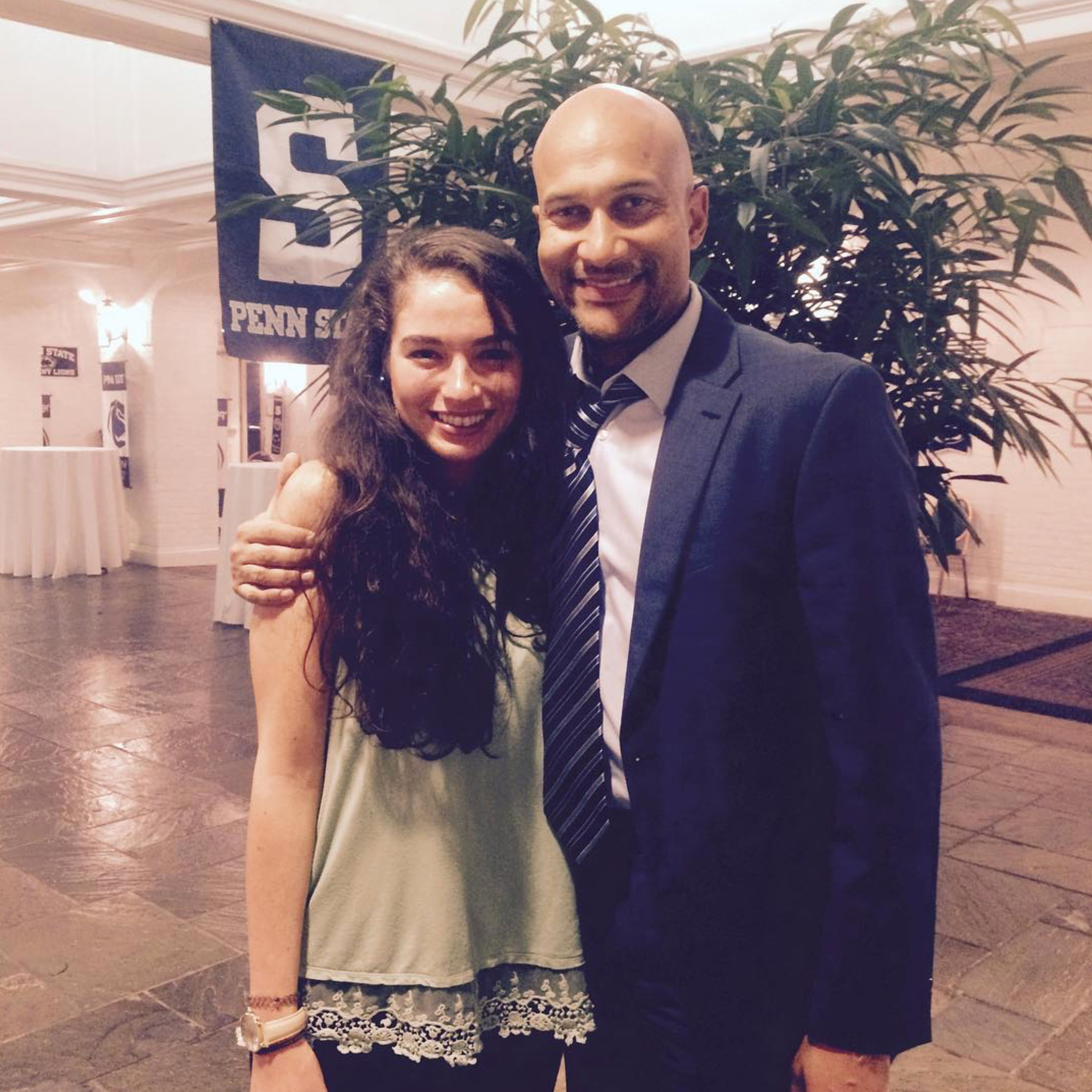 Rogali with Keegan-Michael Key, courtesy