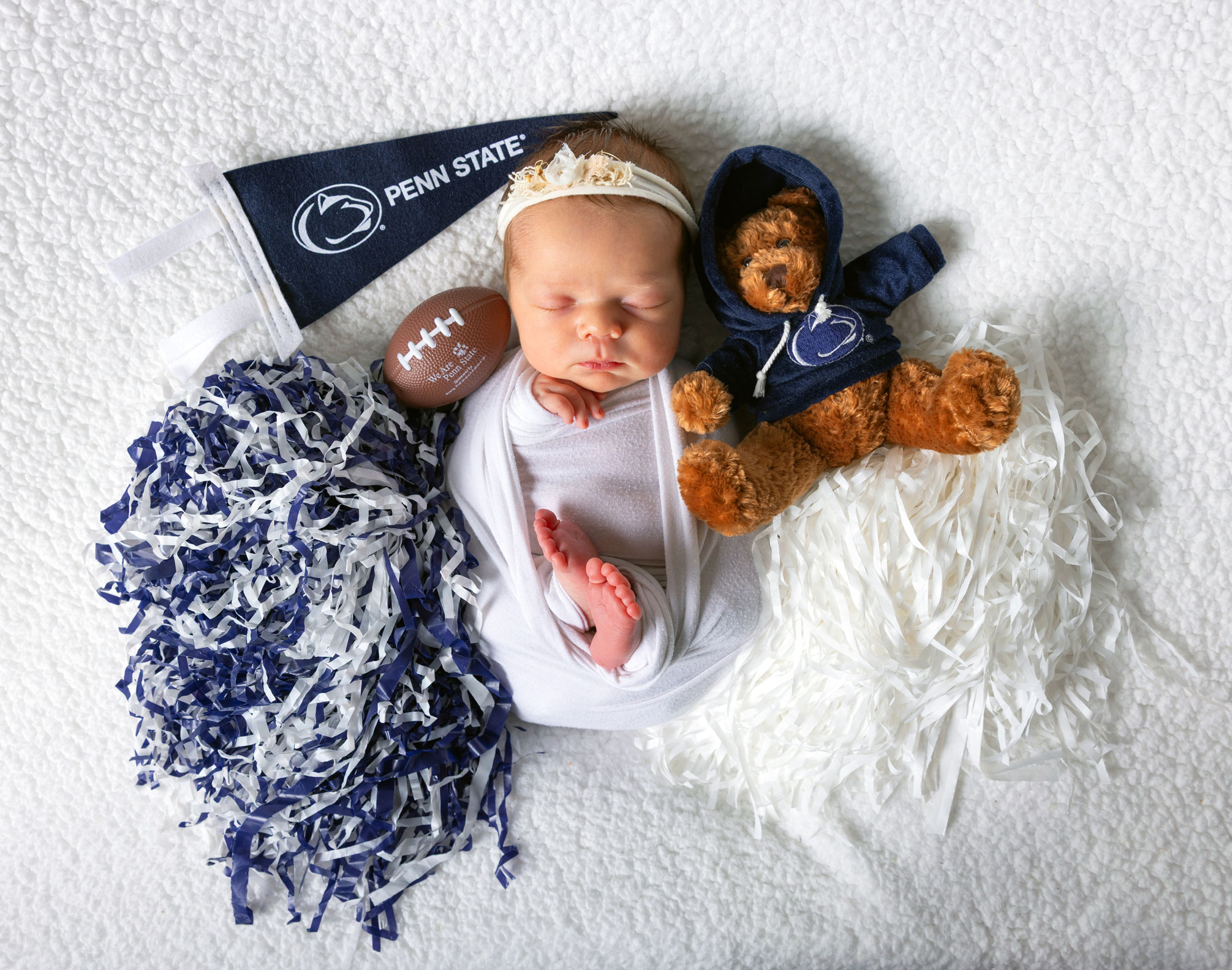 Schlegel baby with Penn State gear, courtesy