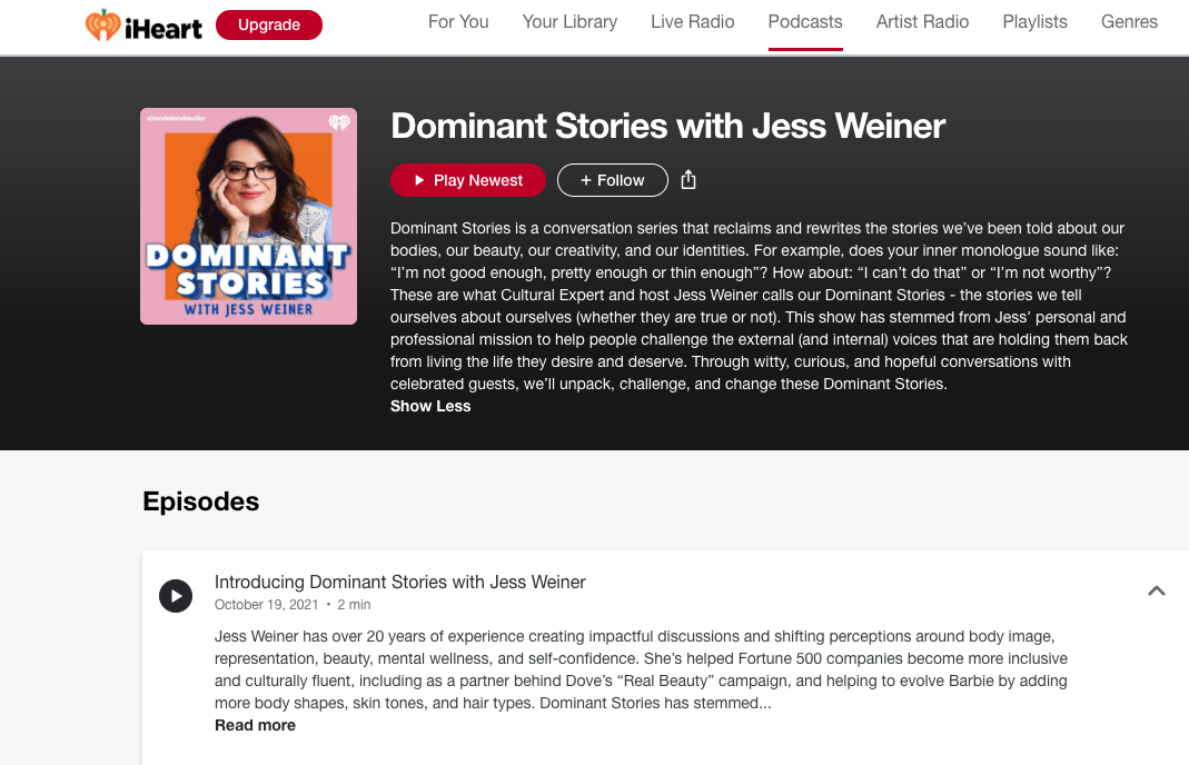 Jess Weiner podcast