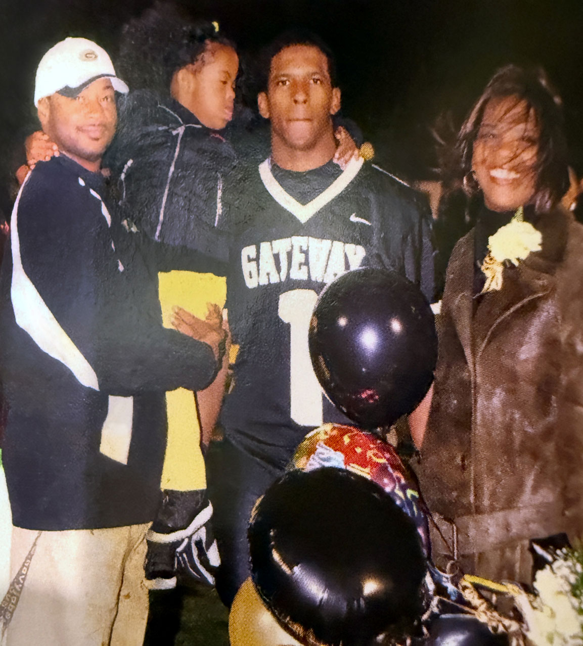 photo of Smith with family, courtesy
