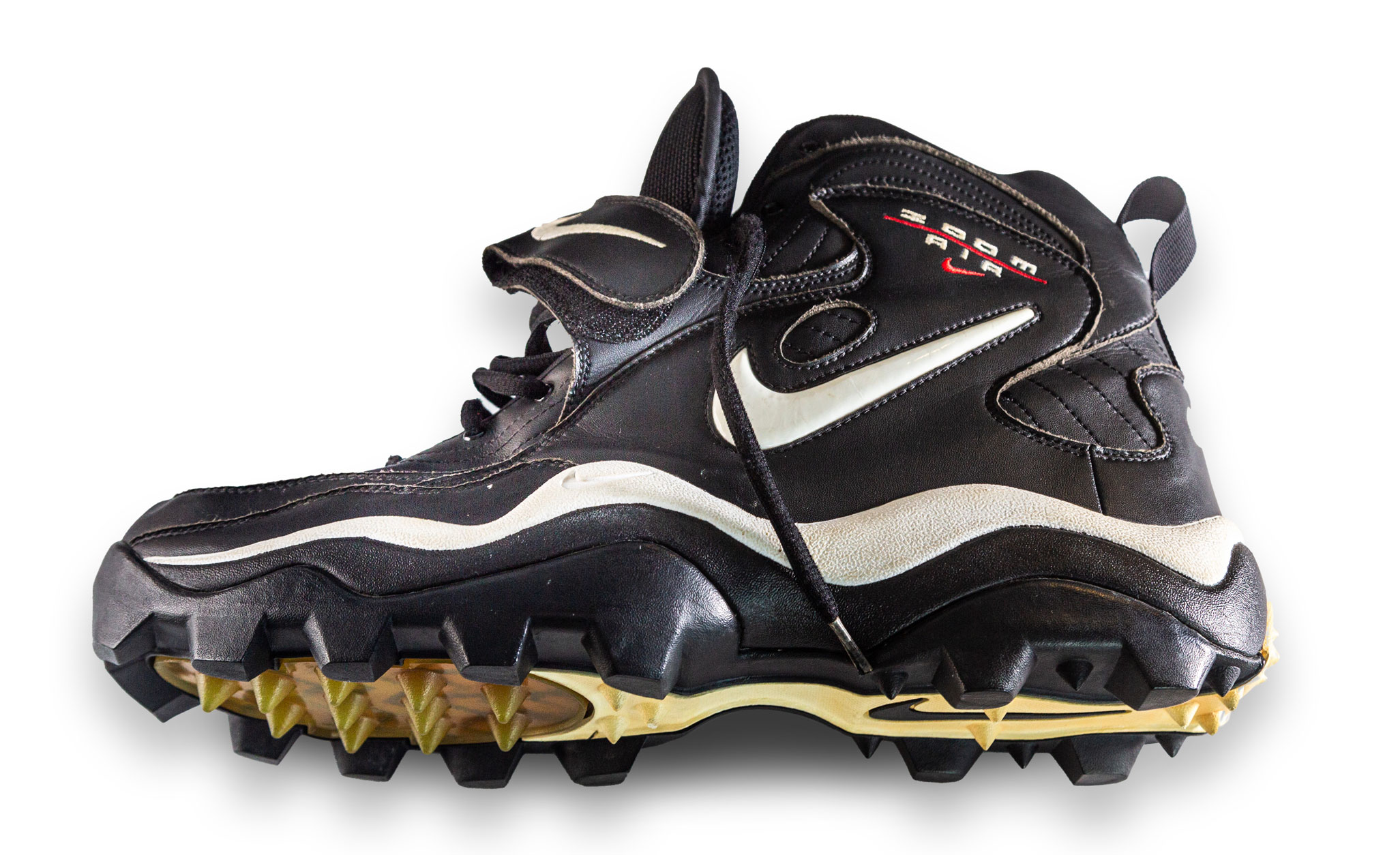 photo of size 18 football cleats by Nick Sloff '92 A&A