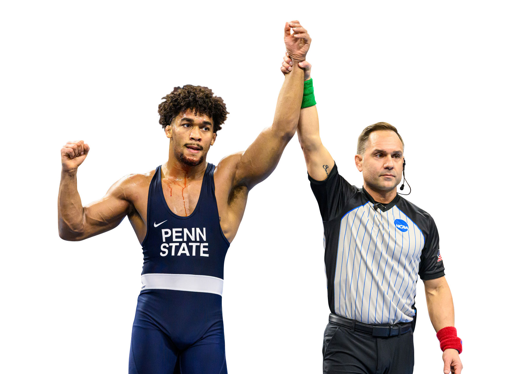 Carter Starocci after winning fifth national title, photo by Mark Selders/Penn State Athletics