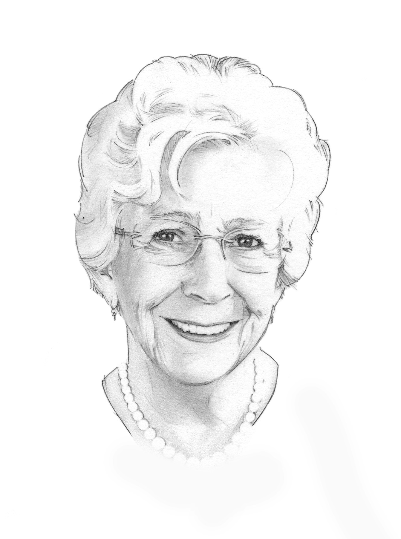 head shot pencil illustration of Swisher by Randy Glass