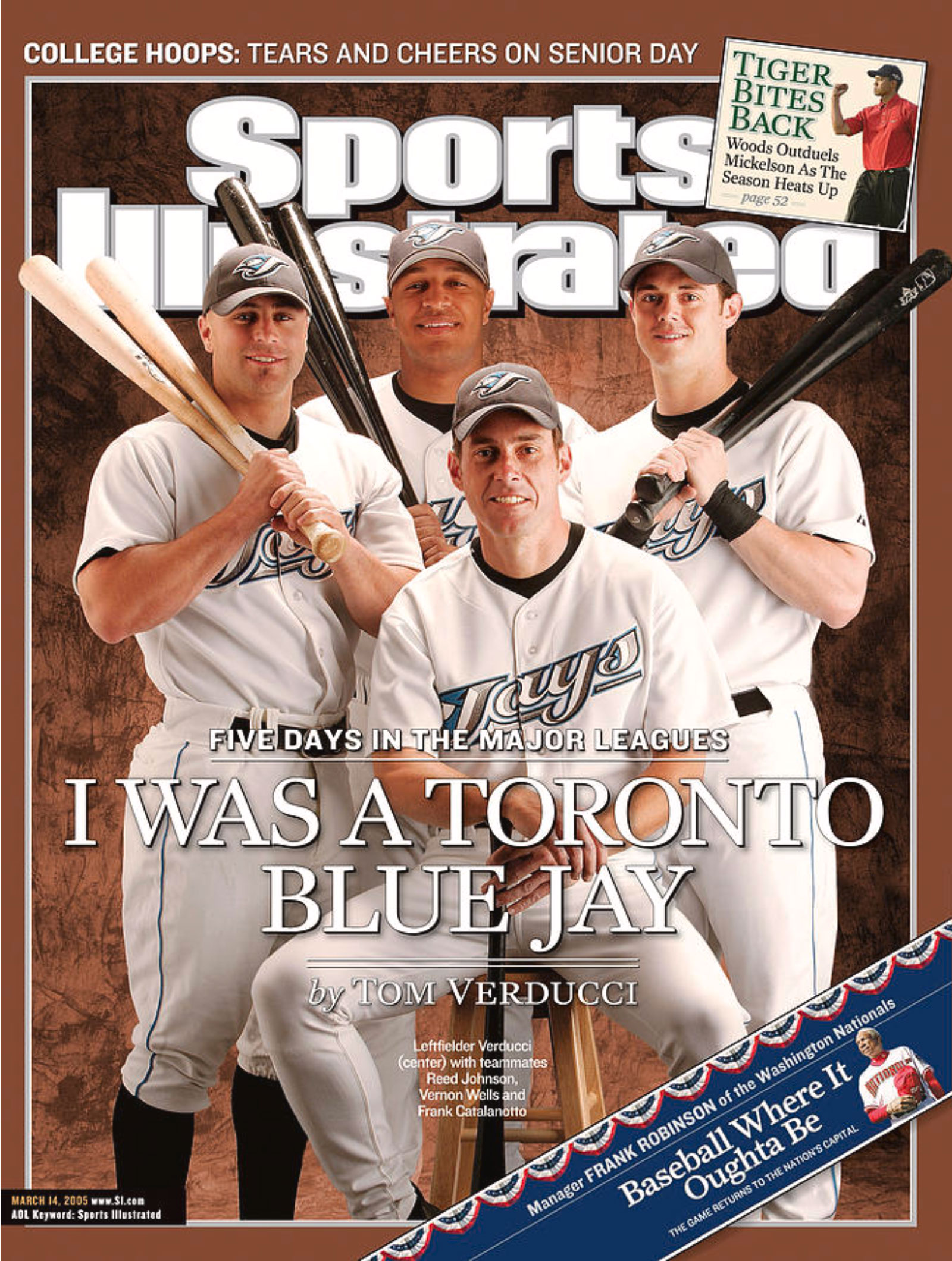 cover of SI issue featuring Verducci Blue Jays story by SI