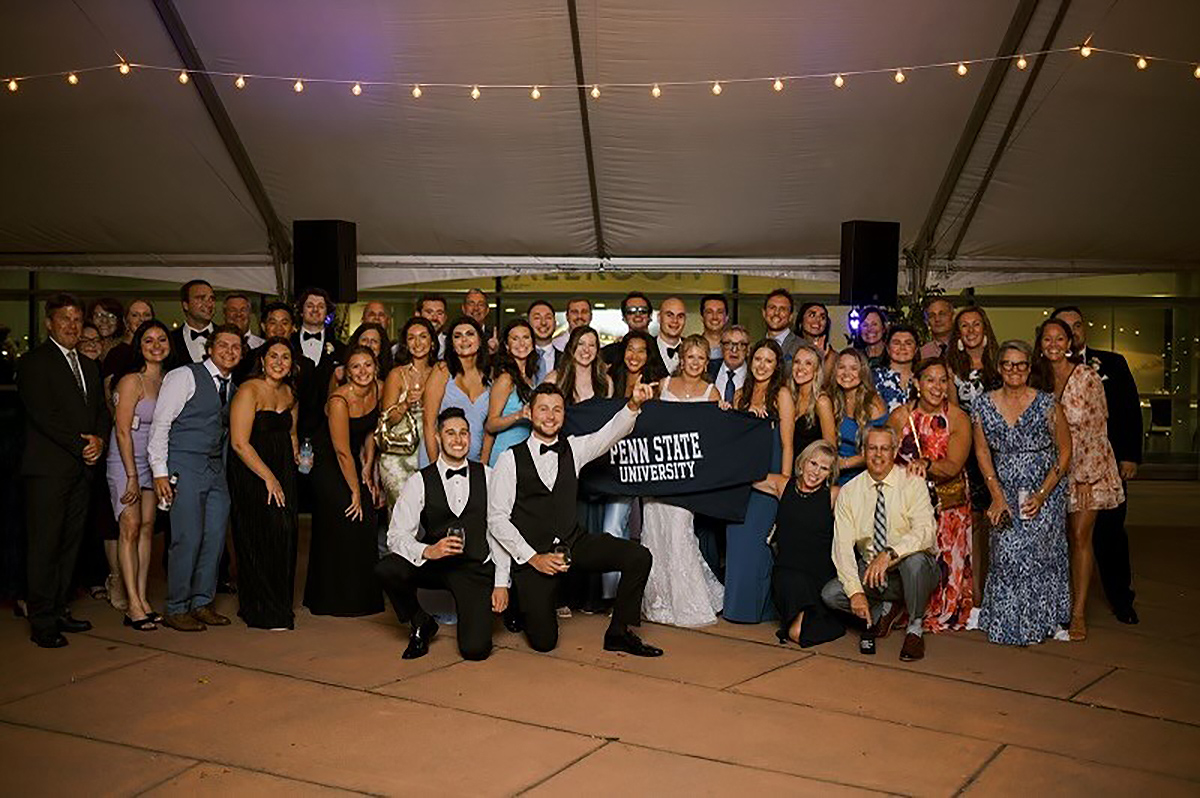 group photo of Suchanec Fessler wedding, courtesy