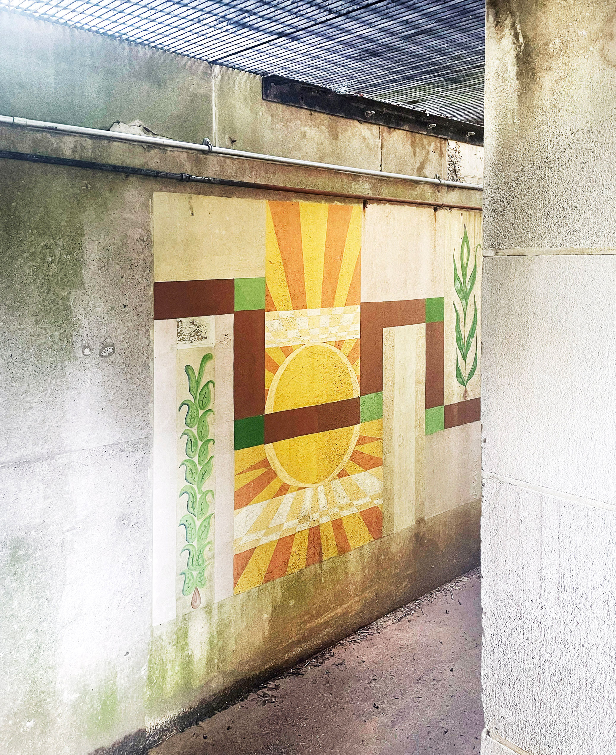 photo of mural in Willard by Nick Sloff '92 A&A