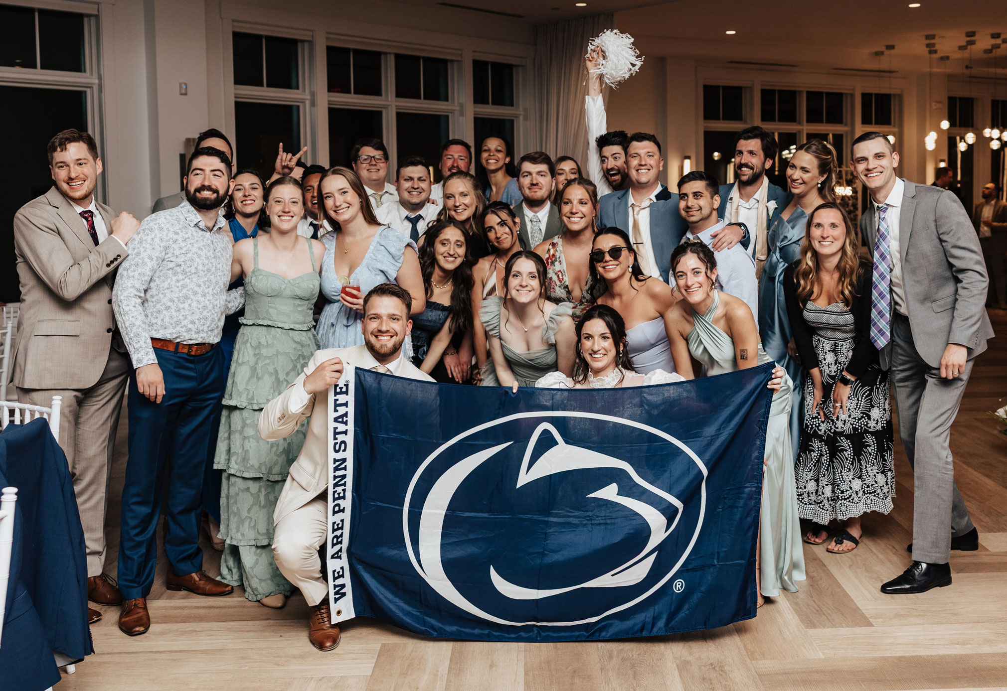 Jachera Stephenson wedding group photo, courtesy