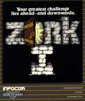 cover of atari game zork